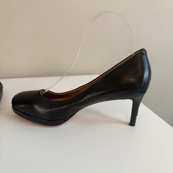 Corso Como Lara Pumps Womens 6.5M Black Leather Stiletto Heel Work Career Office - Picture 8 of 10